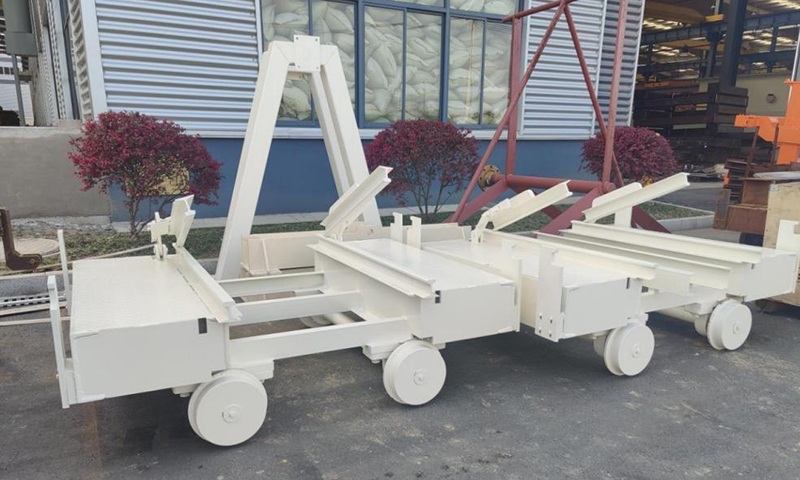 Mostní vozík po autoklábu